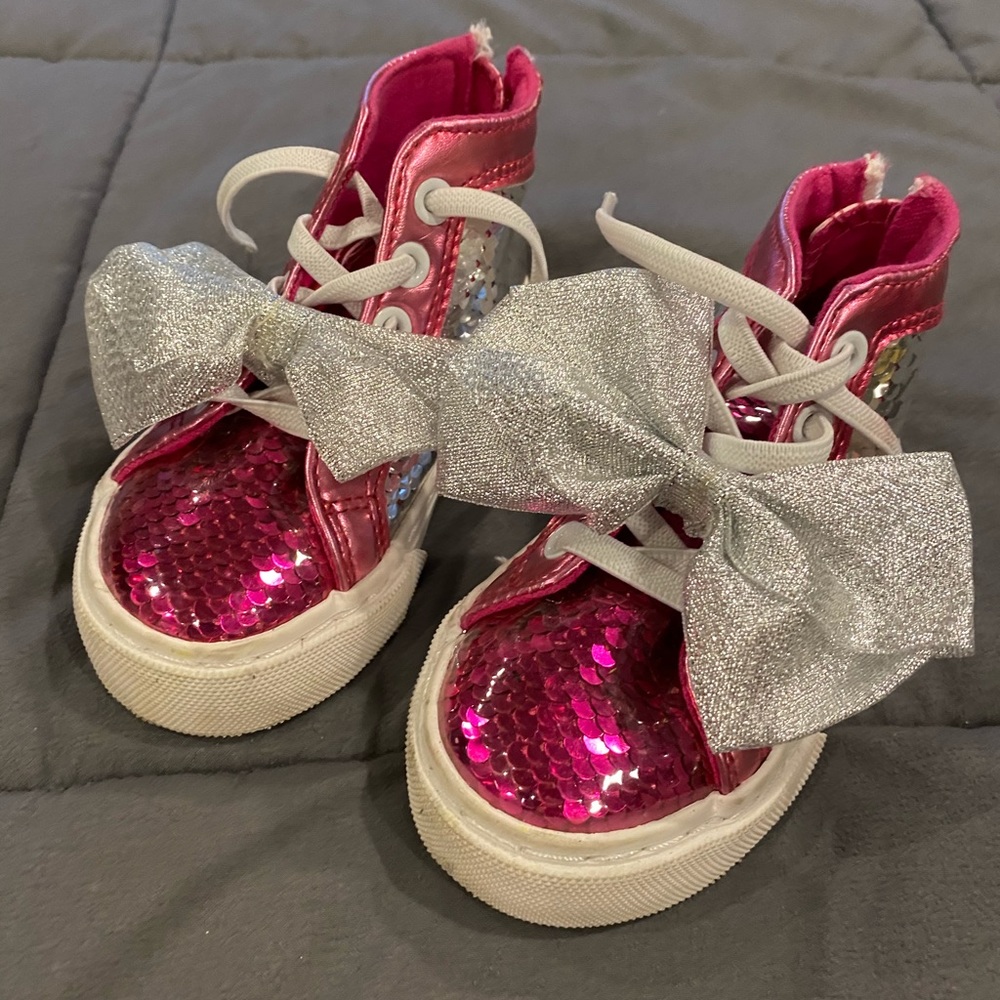 Jojo Siwa high top toddler shoes size 7